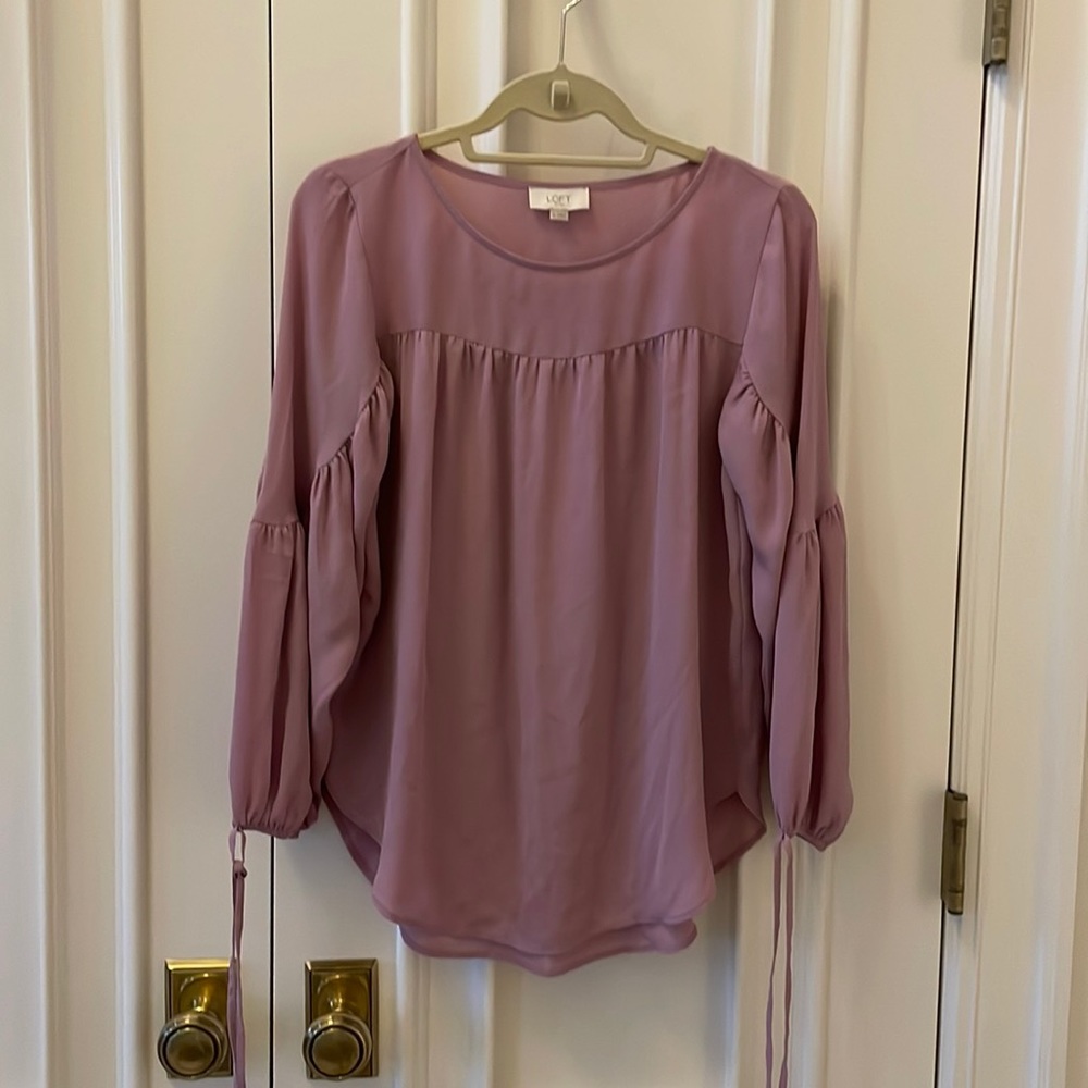 Loft lilac blouse